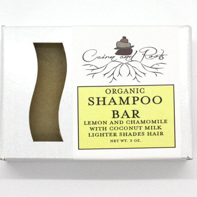 Organic Shampoo Bar- Lemon and Chamomile