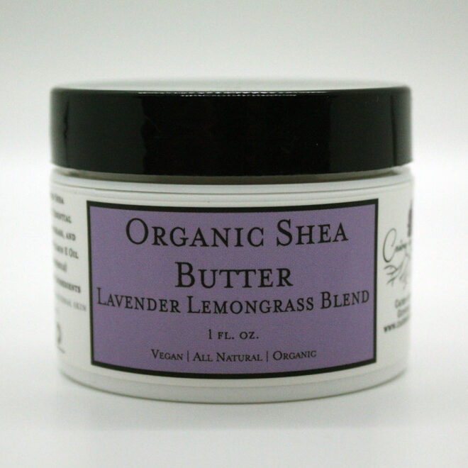 1 oz. Organic Lavender Lemongrass Shea