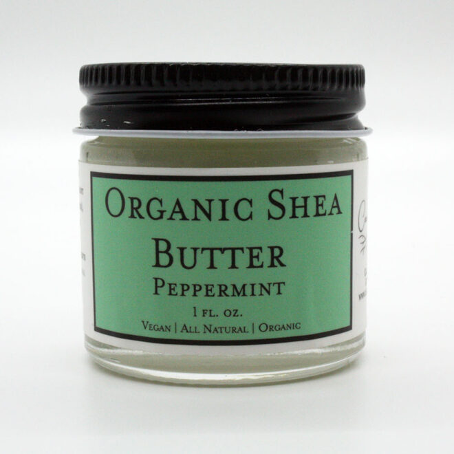 1 oz. Organic Shea Butter- Peppermint