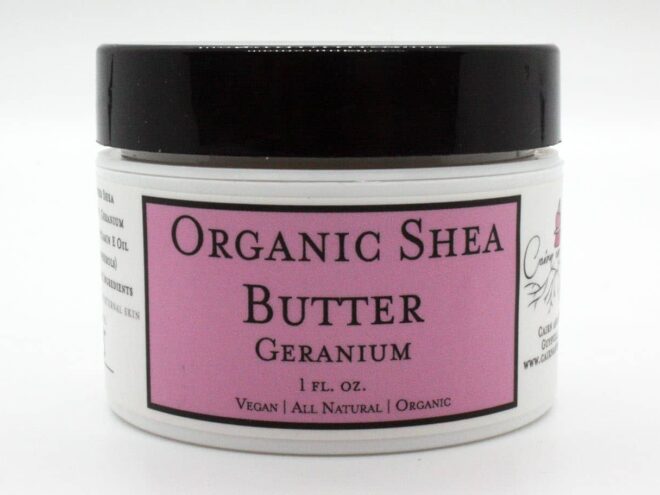 1 oz. Organic Shea Butter- Geranium